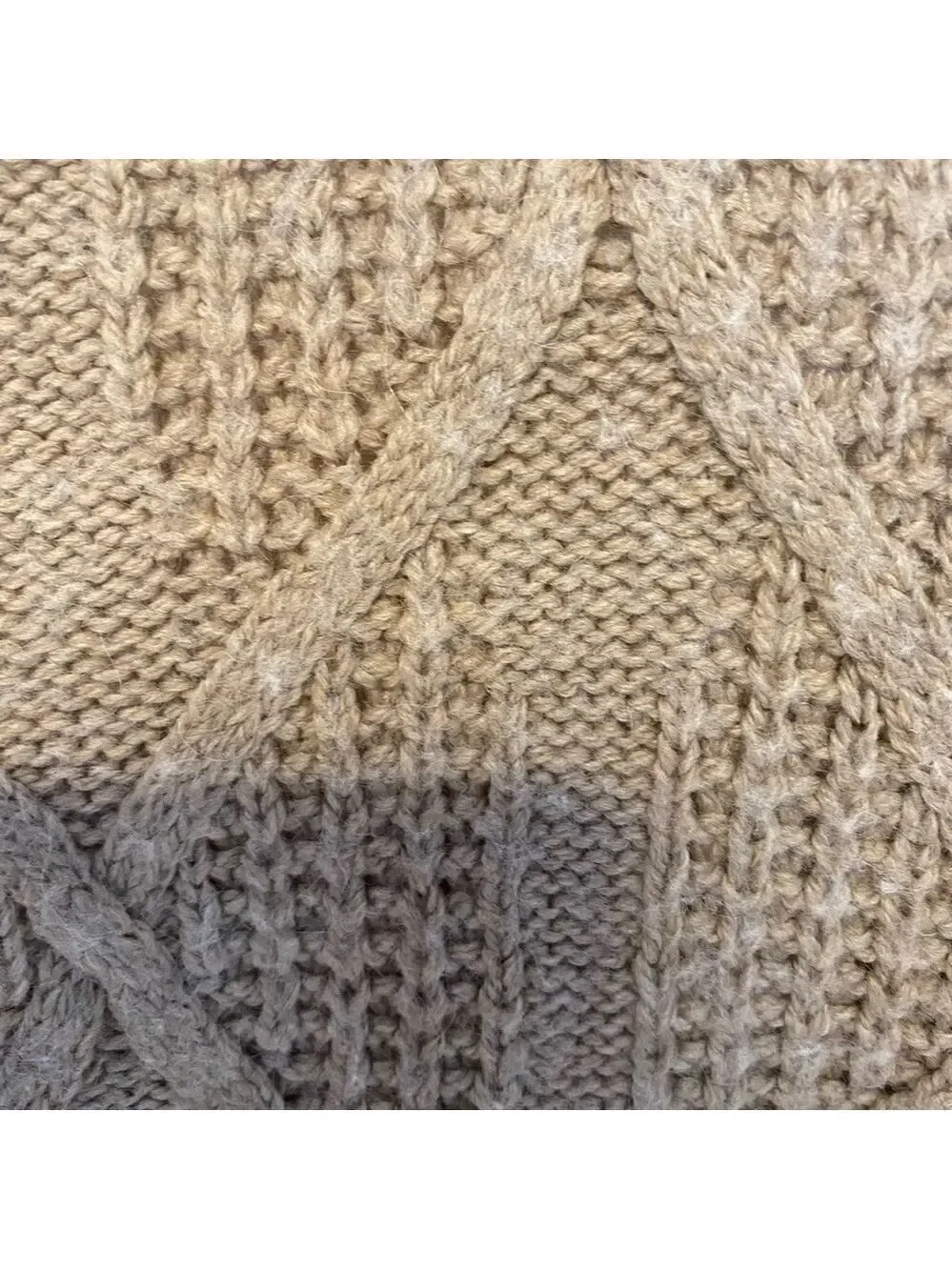 Wool-Blend Cowl Neck Knit Sweater Poncho – OS – Jperico Made in Italy